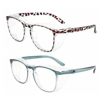 Alsenor Safety Glasses with Anti-Fog UV Protection 2-Pack