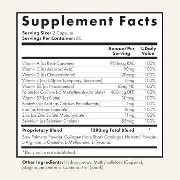 Foundation Skincare UnTangled Hair Vitamins for Hair Growth