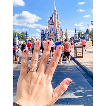 Mickey Ice Cream Disney Water Nail Art Transfers Stickers Decals - Set of 53 - A1230