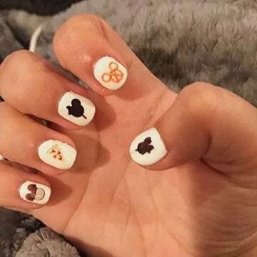 Mickey Ice Cream Disney Water Nail Art Transfers Decals