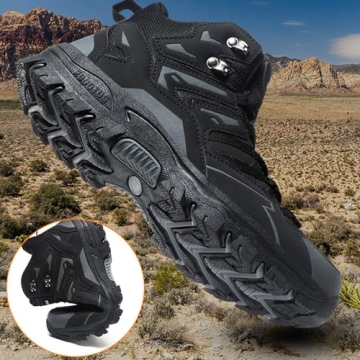 Waterproof Hiking Boots Men Women Lightweight Non-Slip