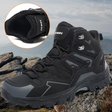 Waterproof Hiking Boots Men Women Lightweight Non-Slip