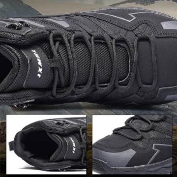 Waterproof Hiking Boots Men Women Lightweight Non-Slip