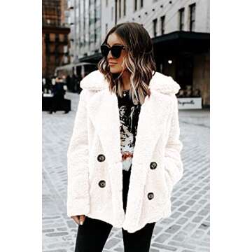 PRETTYGARDEN Women's Fashion Winter Coat Sherpa Fleece Faux Fur Shearling Oversized Trendy Jackets W...