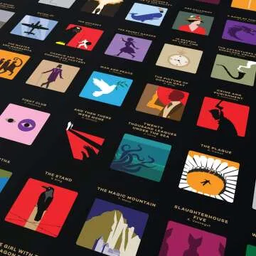 Scratch Off Poster - 100 Must-Read Books