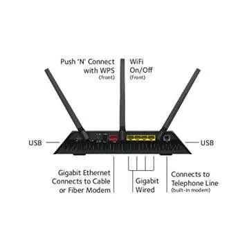 NETGEAR Nighthawk AC1900 Modem Router for CenturyLink