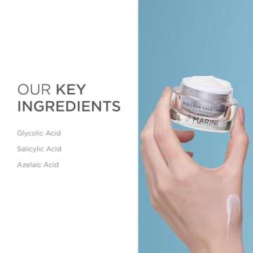 Jan Marini Skin Research Bioclear Face Cream - Face Cream with Glycolic, Salicylic & Azelaic Acid - Skincare Lotion to Support Redness Relief - 1 oz