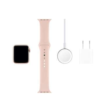 Apple Watch Series 5 (GPS, 40mm) - Gold Aluminum Case with Pink Sport Band