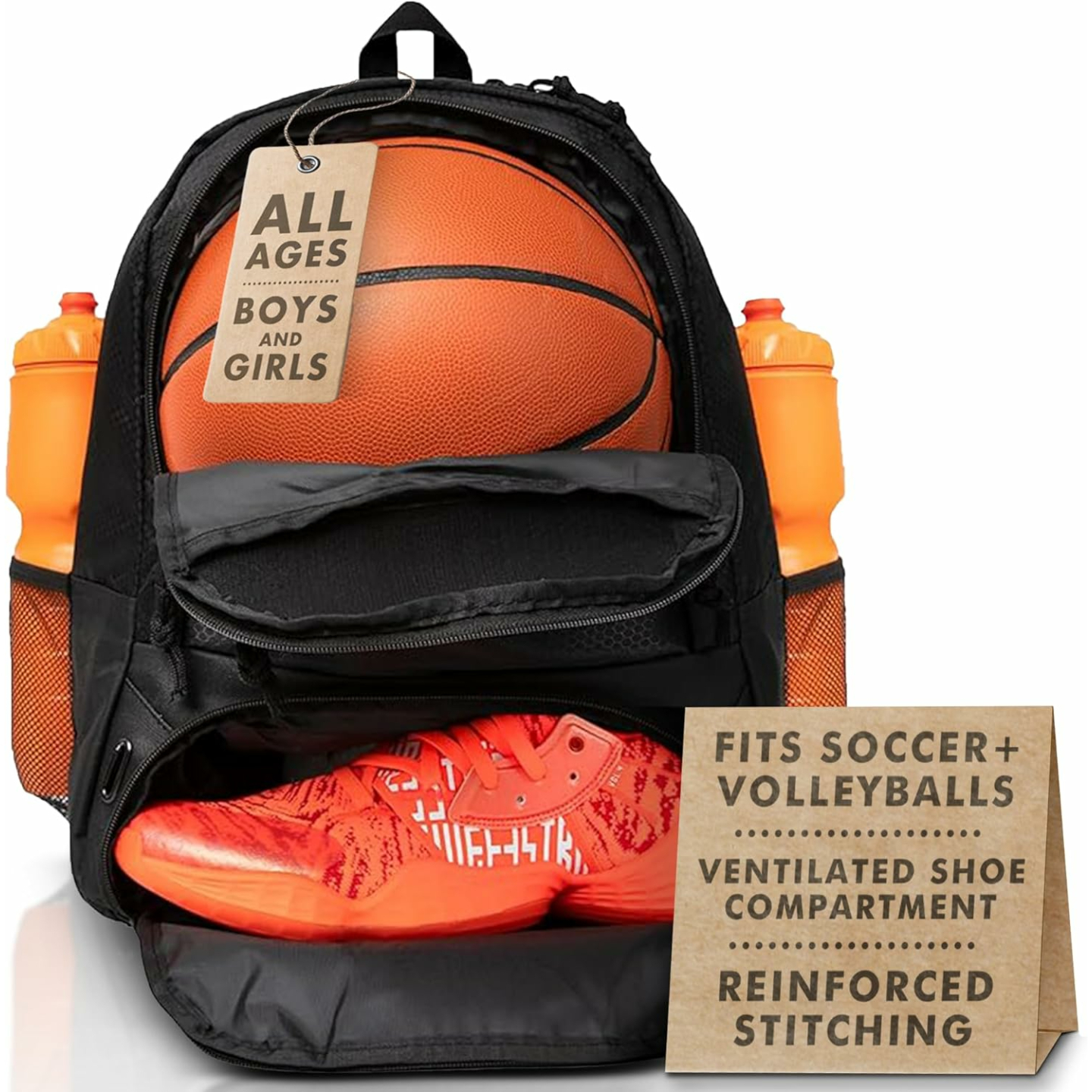 Durable Athletic Backpack for Soccer & Sports Gear