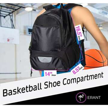 Durable Athletic Backpack for Soccer & Sports Gear