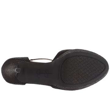 Jessica Simpson Bansi Pump in Black Ditzy Snake, Stylish Heels