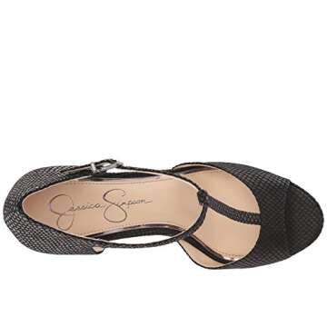 Jessica Simpson Bansi Pump in Black Ditzy Snake, Stylish Heels