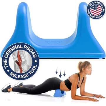 PSO-RITE Psoas Muscle Release and Deep Tissue Massage Tool - Psoas, Back, Hip Flexor Release Tool, P...