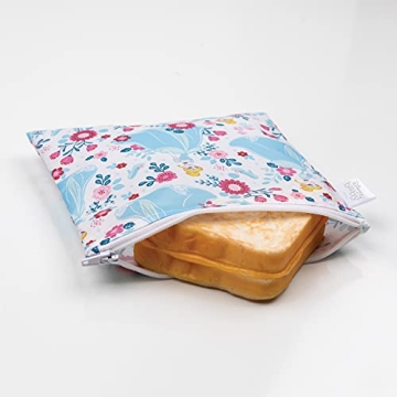 Bumkins Disney Reusable Sandwich & Snack Bags for Kids and Adults