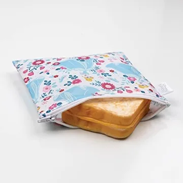 Bumkins Disney Reusable Sandwich & Snack Bags for Kids and Adults