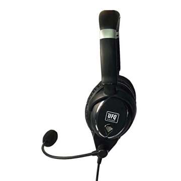 UFQ A7 ANR Aviation Headset- 2021 Version with Metal Shaft More Durable -A7 Could be a Small Version...