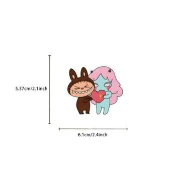 50pcs Labubu Cartoon Stickers for Fun Personalization