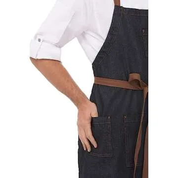 Chef Works Memphis Chefs Bib Apron - Stylish & Functional