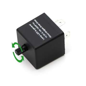 iJDMTOY 3-Pin CF-13 Electronic Flasher Relay for LED Lights