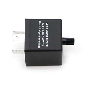 iJDMTOY 3-Pin CF-13 Electronic Flasher Relay for LED Lights