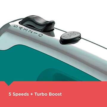 Black+Decker MX600T Hand Mixer with 5 Speeds & Beaters