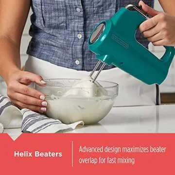 Black+Decker MX600T Hand Mixer with 5 Speeds & Beaters