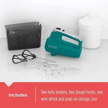 Black+Decker MX600T Hand Mixer with 5 Speeds & Beaters