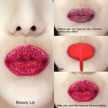 1PC Silicone Lip Plumper Device Sexy Lip Enhancer Quick Lip Plumper Treatment Bigger Mouth Lip Plumping Device Painless And Simple Beauty Tool