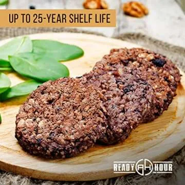 Black Bean Burger Mix - 25-Year Shelf Life, 60 Servings