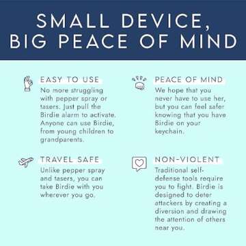 She’s Birdie Personal Safety Alarm for Women - Loud & Bright