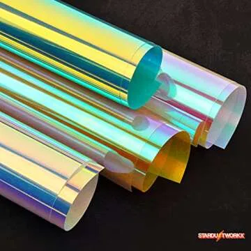 Stardustworkx Holographic Glitter Vinyl for Cricut & Silhouette