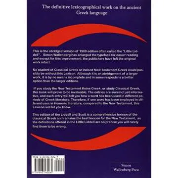 Liddell and Scott's Greek-English Lexicon - Your Premier Language Tool