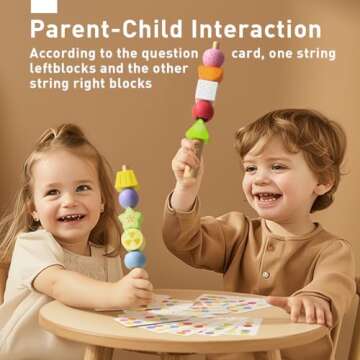 Montessori Wooden Beaded Toy for Toddlers - STEM Learning Gift