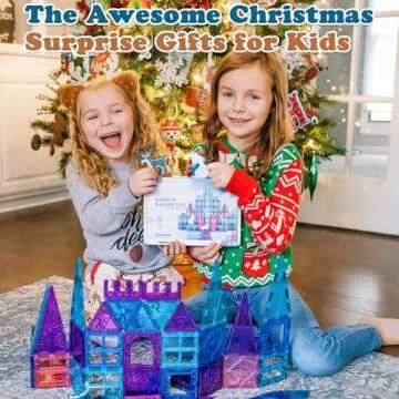 Magnetic Tiles Frozen Toys Arctic Animal Magnet Tiles Toddler Toys for Girls Ages 3-5 4-7 6-8 Preten...