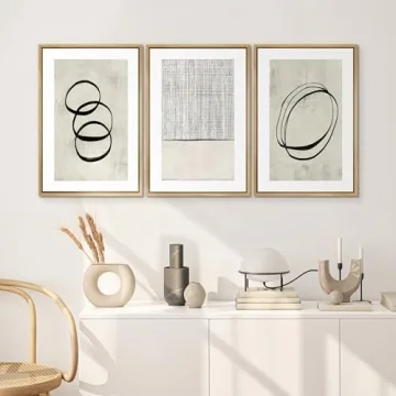 SIGNWIN Framed Canvas Print Set - Stylish Wall Art Trio