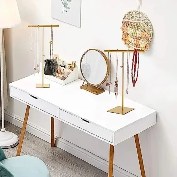 Adjustable SHUNKAIZS Jewelry Display Stand - Gold