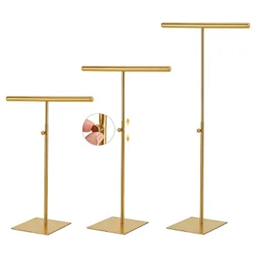 Adjustable SHUNKAIZS Jewelry Display Stand - Gold