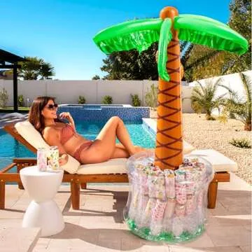 JOYIN Inflatable Palm Tree Cooler for Summer Parties