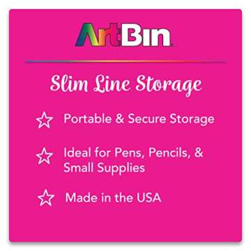 ArtBin Slim Line 10 Compartment Craft Organizer for Supplies