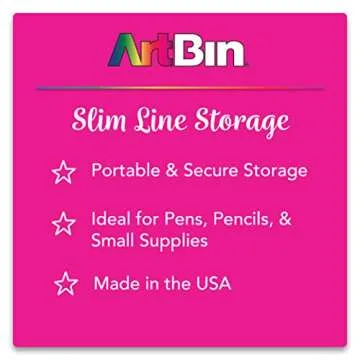 ArtBin Slim Line 10 Compartment Craft Organizer for Supplies