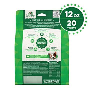 Greenies Original Petite Natural Dental Care Dog Treats, 12 oz. Pack (20 Treats)