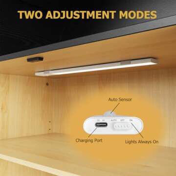 Stylish ROOMTEC Modern Farmhouse Arched Cabinet with Light