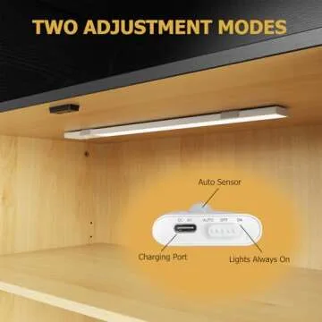 Stylish ROOMTEC Modern Farmhouse Arched Cabinet with Light