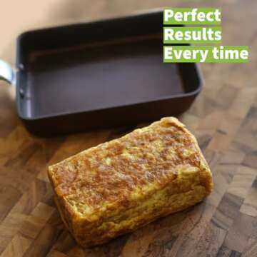 TECHEF Tamagoyaki Omelette Pan - PFOA-Free Nonstick