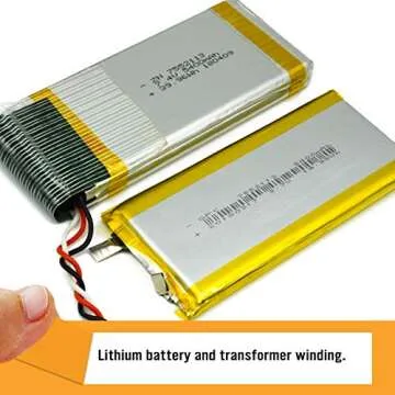 CCHUIXI Heat Resistant Tape, Kapton Tape, polyimide Film Tape for PCB Masking, Battery Wrapping, Electrical tasks, No Glue Residue.