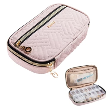 Stylish BAGSFY Pill Organizer Case - Perfect for Daily Use & Travel
