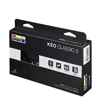 LOOK KEO Classic 3 Clipless Bike Pedals - Enhanced Stability