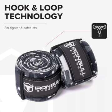 Knee Wraps for Weightlifting - 80" Elastic Knee Straps for Squats and Weight Lifting - Lifting Knee ...