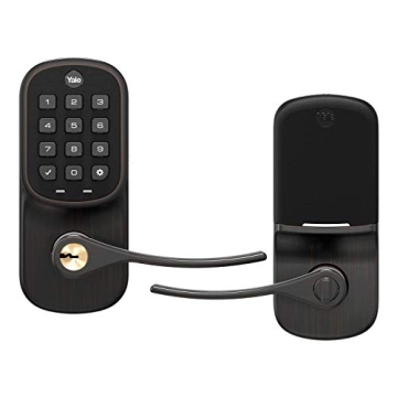 Yale Assure Lever - Z-Wave Smart Door Lever for Keyless Access (Bronze)