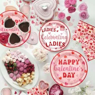 Xcvwz Galentines Day Decorations Set - 164 Pcs Complete Kit